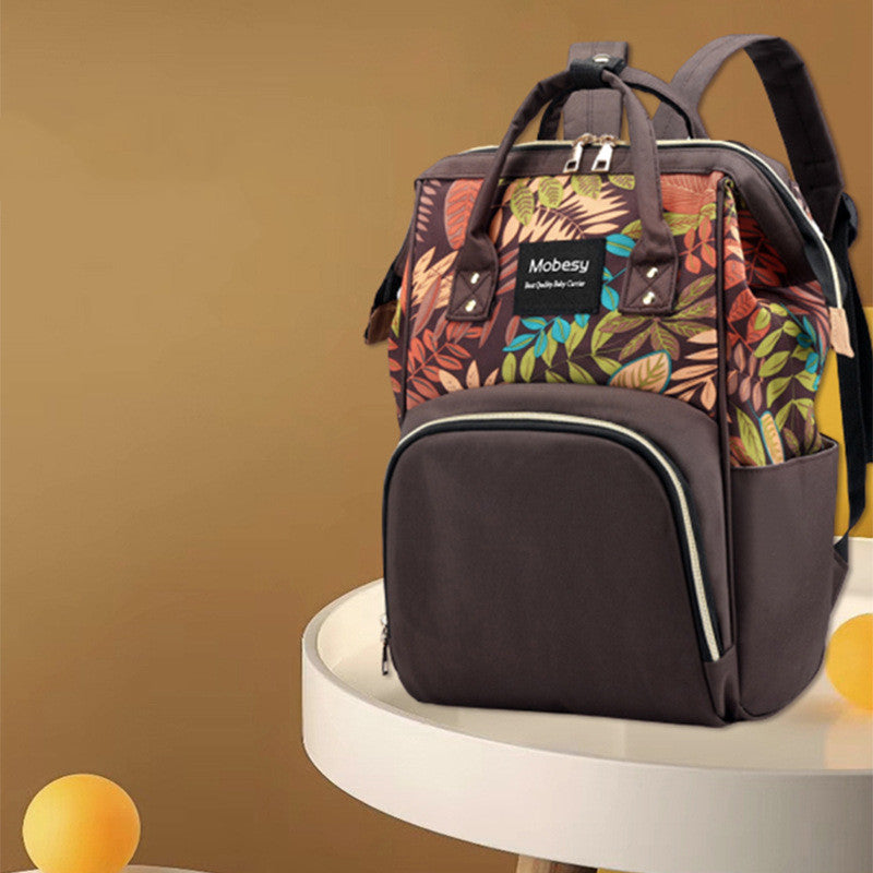 Sac à langer multifonctionnel pour maman, bébé, biberon, sac à dos à langer