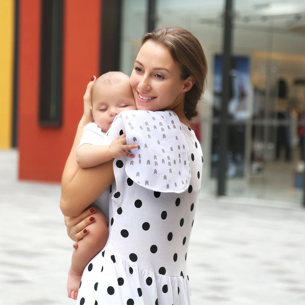 Serviette d'épaule en pur coton pour bébé