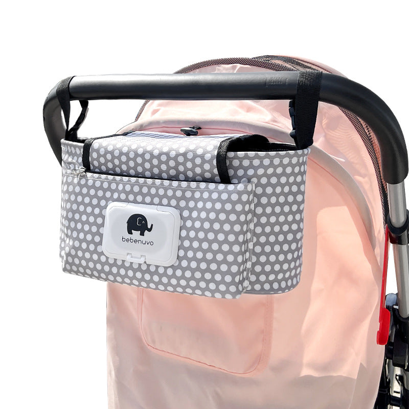 Sac suspendu pour poussette bébé, rangement multi-usage pour maman et bébé
