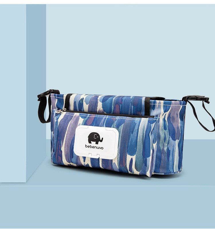 Sac suspendu pour poussette bébé, rangement multi-usage pour maman et bébé