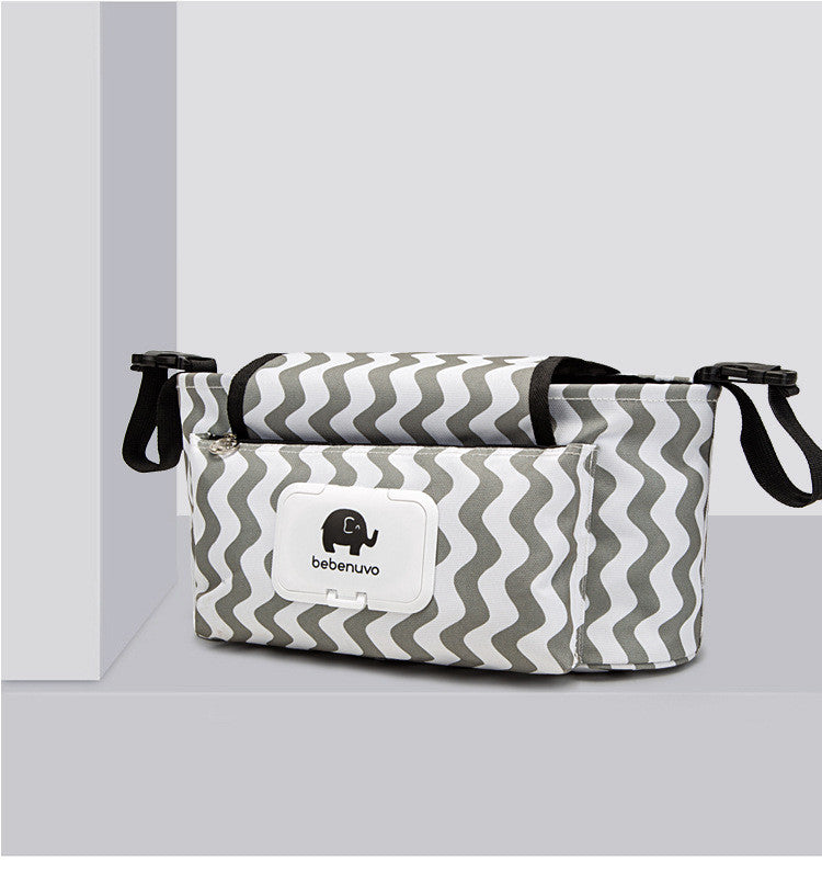 Sac suspendu pour poussette bébé, rangement multi-usage pour maman et bébé